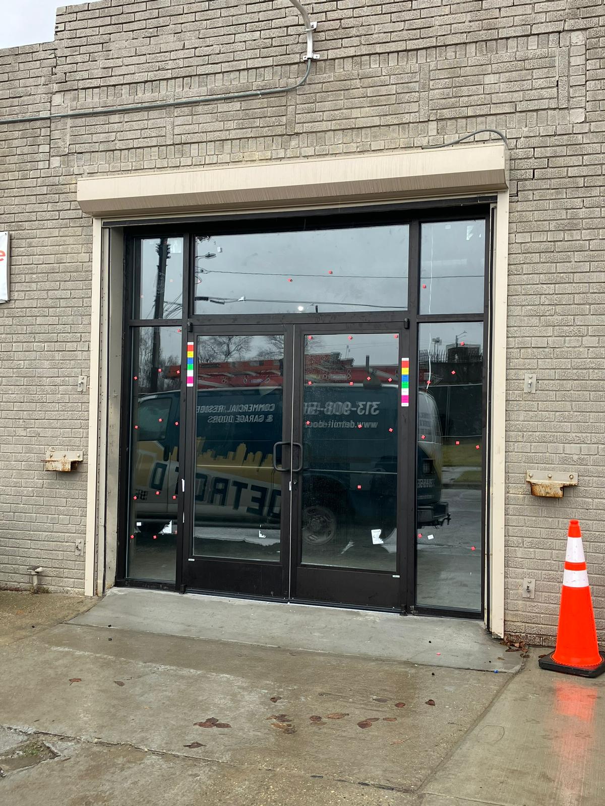 Access control secured entrance
