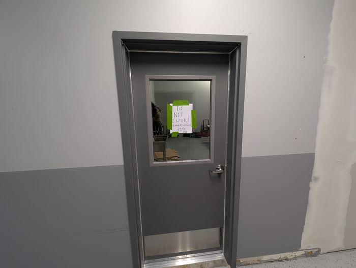 Hollow metal door #16